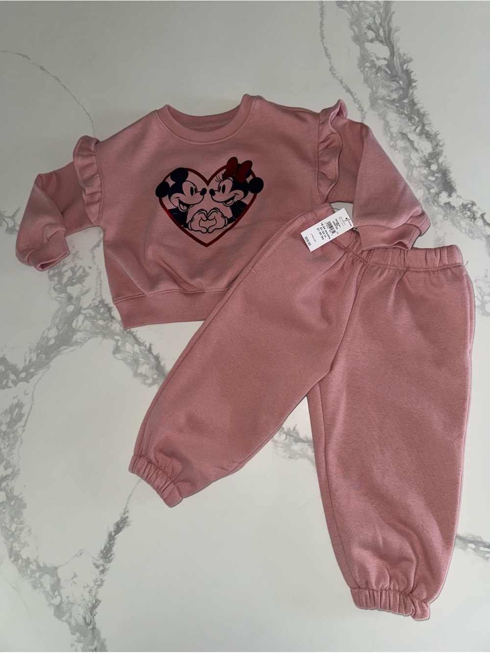 GAP Minnie & Mickey Mouse Baby/Toddler Girls Disney Outfit 18-24M